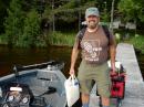 Loading gear at the cabin